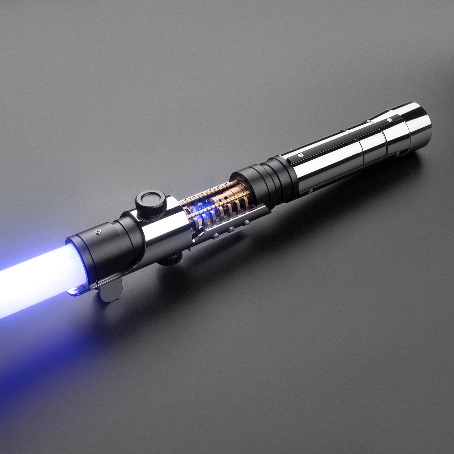 Starkiller lightsaber with Kyber chamber – The Saber Factory